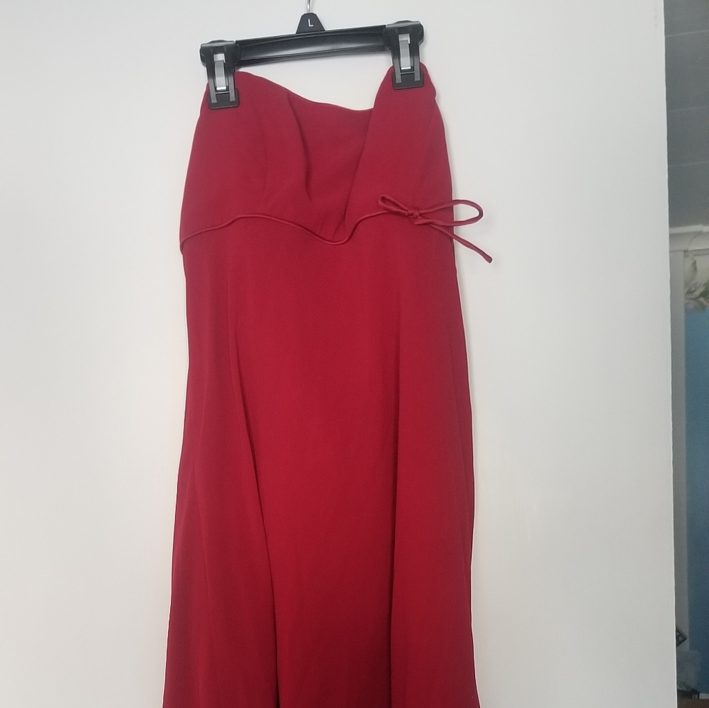 Red dress floor length